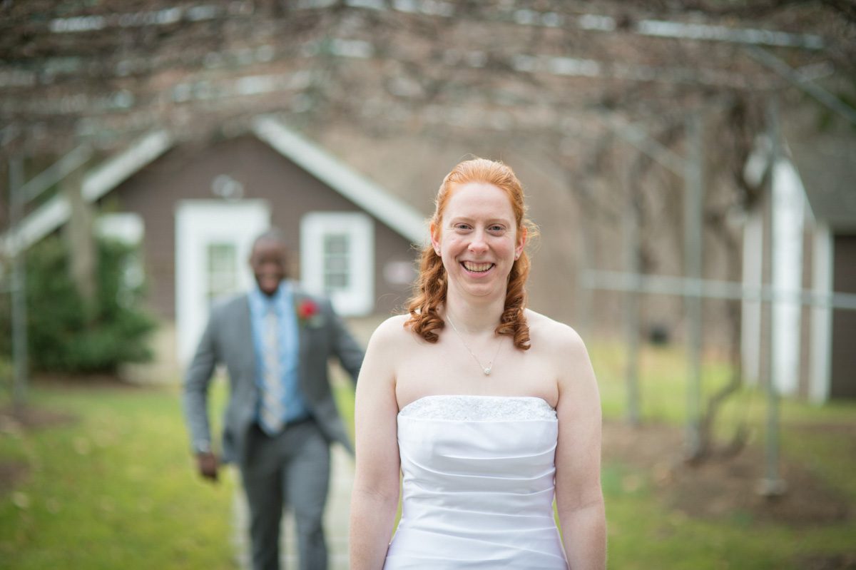 brandon sneaking up on catherine under the grape arbor