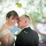 Weddings at Tarrywile marie facing camera erik facing her