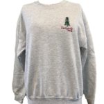 grey sweatshirt with tarrywile park and a tree